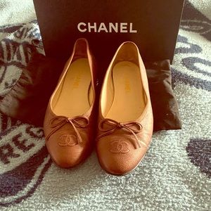 Chanel ballerina flats